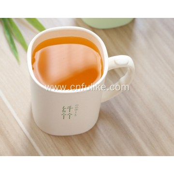 Bamboo Fiber Plastic Tableware Mugs with Lid